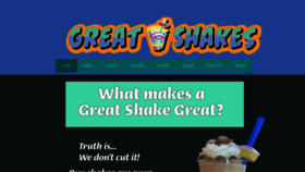 What Greatshakes.com website looked like in 2020 (4 years ago)