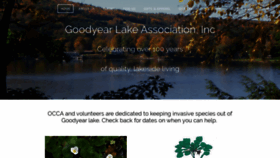 What Goodyearlakeny.org website looked like in 2020 (4 years ago)