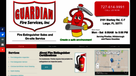What Guardianfireservice.com website looked like in 2020 (4 years ago)