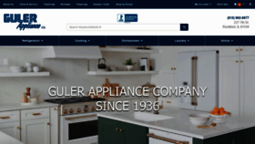 What Gulerappliance.com website looked like in 2020 (4 years ago)