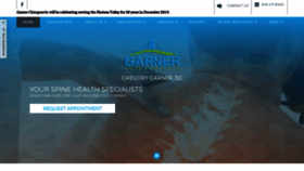 What Garnerchiro.com website looked like in 2020 (4 years ago)
