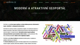 What Gisonline.cz website looked like in 2020 (4 years ago)