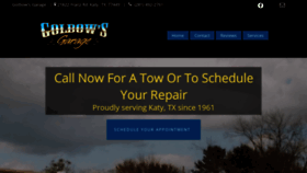 What Golbowsgaragekaty.com website looked like in 2020 (4 years ago)