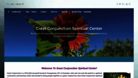 What Greatconjunction.org website looked like in 2020 (4 years ago)