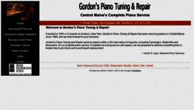 What Gordonspianotuning.com website looked like in 2020 (4 years ago)