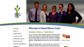 What Girgisdentalcare.ca website looked like in 2020 (4 years ago)