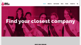 What Girlsbrigadewa.org.au website looked like in 2020 (4 years ago)