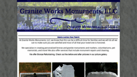 What Graniteworksmonuments.com website looked like in 2020 (4 years ago)