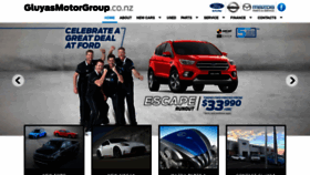 What Gluyasmotorgroup.co.nz website looked like in 2020 (6 years ago)