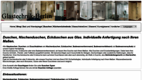 What Glastechnik-berlin.de website looked like in 2020 (4 years ago)