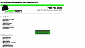 What Greentechtree.com website looked like in 2020 (4 years ago)