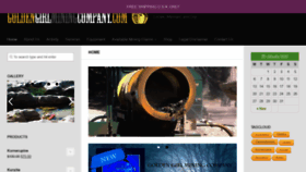 What Goldengirlminingcompany.com website looked like in 2020 (5 years ago)