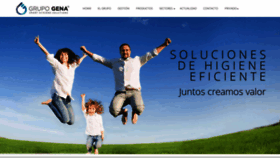 What Grupogena.com website looked like in 2020 (4 years ago)