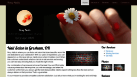 What Greshamnailsalon.com website looked like in 2020 (4 years ago)