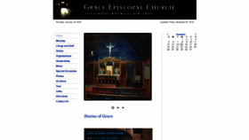 What Gracewestwood.org website looked like in 2020 (4 years ago)