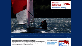 What Glenmoresailingclub.com website looked like in 2020 (4 years ago)