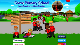 What Groveprimaryschool.org website looked like in 2020 (4 years ago)