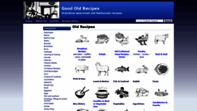 What Goodoldrecipes.com website looked like in 2020 (4 years ago)