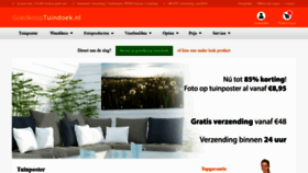 What Goedkooptuindoek.nl website looked like in 2020 (4 years ago)