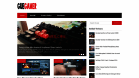 What Guegamer.com website looked like in 2020 (4 years ago)