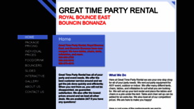 What Greattimepartyrental.com website looked like in 2020 (4 years ago)
