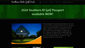 What Golfmagicvalley.com website looked like in 2020 (4 years ago)