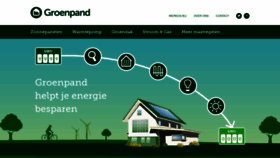 What Groenpand.nl website looked like in 2020 (4 years ago)