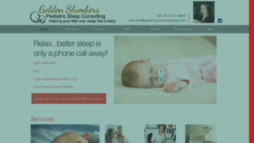 What Goldenslumberssleep.com website looked like in 2020 (4 years ago)