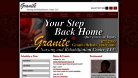 What Graniterehabcenter.com website looked like in 2020 (4 years ago)