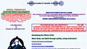 What Gymnastics-circus.com website looked like in 2020 (4 years ago)