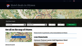 What Greatottawahotels.com website looked like in 2020 (4 years ago)