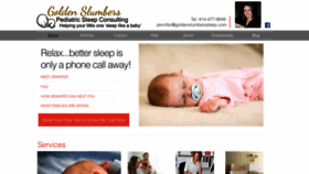 What Goldenslumberssleep.com website looked like in 2020 (4 years ago)