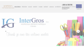 What Grafoton.hr website looked like in 2020 (4 years ago)