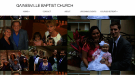 What Gainesvillebaptistchurch.com website looked like in 2020 (4 years ago)