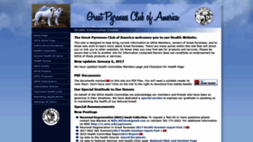 What Gpcahealth.org website looked like in 2020 (4 years ago)