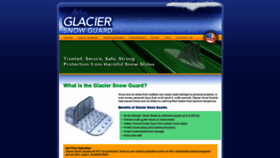 What Glaciersnowguard.com website looked like in 2020 (4 years ago)
