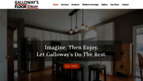 What Gallowaysfloordecor.com website looked like in 2020 (4 years ago)