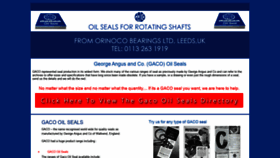 What Gacoseals.co.uk website looked like in 2020 (4 years ago)