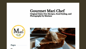 What Gourmetmarichef.com website looked like in 2020 (4 years ago)