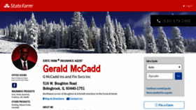 What Geraldmccadd.com website looked like in 2020 (4 years ago)