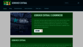 What Gebruikercentraal.nl website looked like in 2020 (4 years ago)