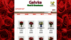 What Gehrkefloral.com website looked like in 2020 (4 years ago)