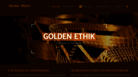 What Goldenethik.fr website looked like in 2020 (4 years ago)