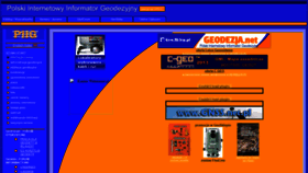 What Geomatyka.eu website looked like in 2020 (4 years ago)