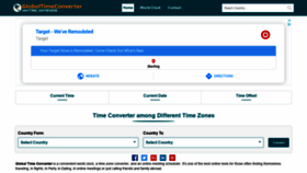 What Globaltimeconverter.com website looked like in 2020 (4 years ago)