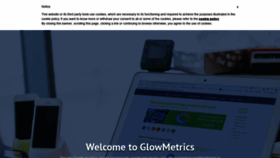 What Glowmetrics.com website looked like in 2020 (4 years ago)