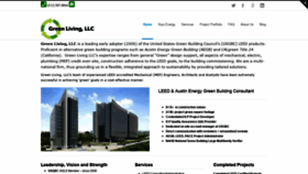 What Greenlivingllc.com website looked like in 2020 (4 years ago)