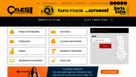 What Gazetacelesi.al website looked like in 2020 (5 years ago)