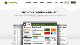 What Greenfiling.com website looked like in 2020 (4 years ago)