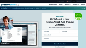 What Get.gotoassist.com website looked like in 2020 (4 years ago)